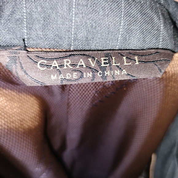 NWOT Caravelli Paris 3B in Charcoal Superior 150's 3-Button Blazer 42L 36W - Picture 10 of 12